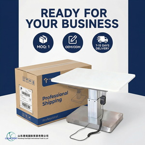 Mesa de Operaciones Quirúrgicas Eléctrica Premium ClearSight CGETL-005 para Perros y Gatos, Fácil de Limpiar, con Superficie en V Ajustable en Altura - Product Image 6