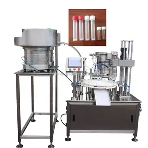 Fully automatic animal antibiotic reagent filling, capping and labeling machine