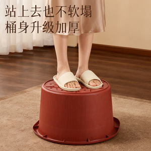 Foot Bath <b>Basin</b> Plastic <b>Round</b> Deep Calf Length Durable Massage Function Adult Use - Product Image 4