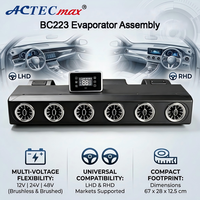 Unidad de Evaporador de Aire Acondicionado Automotriz para el Mercado de Repuestos HVAC, 12V 24V 48V, para Camiones y Autobuses (LHD/RHD), Ensamblaje de Evaporador BC223, Enfriamiento Individual, Control Remoto