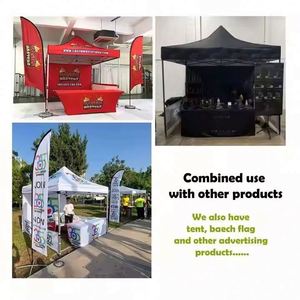 Best Selling Custom Table Cloth Trade Show Sublimation Printed Loo Polyester Event Table Cloths - Product Image 5