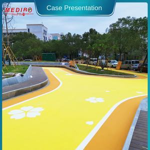 Meidibao <b>Art</b> Painted Pavement <b>Paint</b> Square Sidewalk Undertaking Project SP Color Non-Slip Pavement Color Pavement - Product Image 3