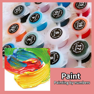 Pittura ad olio acrilica per libri e farfalle con i numeri per la colorazione per adulti con i numeri <span class=keywords><strong>disegno</strong></span> su tela Home Wall Art Decor - Product Image 3