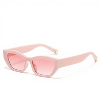 Nouvelles Lunettes de Soleil Tendance Polygone Œil de Chat UV400 Unisexe Monture Complète Polyvalentes Style Urbain Photographique Transfrontalier