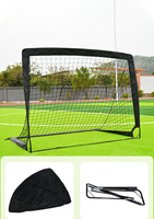 But de football portable pliable pour l'entraînement en plein air, filet de football pour enfants et adultes