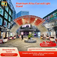 Structure de treillis en alliage d'aluminium pour tente à baldaquin en chevrons avec support d'éclairage, taille personnalisable pour scène et exposition