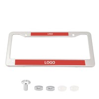 Accessoires extérieurs de voiture personnalisés imprimés, cache-plaque d'immatriculation européenne, support de plaque d'immatriculation, cadre de plaque d'immatriculation