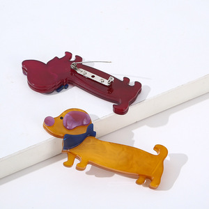 Broche en épingle à cheveux en acétate amusant <span class=keywords><strong>de</strong></span> style français pour <span class=keywords><strong>chien</strong></span> <span class=keywords><strong>de</strong></span> <span class=keywords><strong>berger</strong></span> <span class=keywords><strong>Corgi</strong></span> - Product Image 2