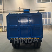 Nouveau camion déboucheur de fumier robuste HINDA ZQFJ-5 en acier inoxydable pour élevages, 58KW, déchargement hydraulique automatique, durable