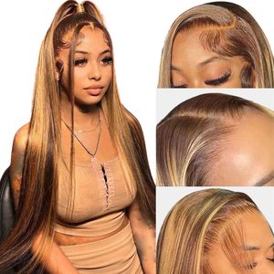 Pelucas de Cabello Humano Virgen Indio Baratas de Vendedor Directo, Listas para Usar, con Cierre 13x4, Frente de Encaje, Cutícula Alineada, Sin Pegamento, Peluca Frontal de Encaje HD - Product Image 2