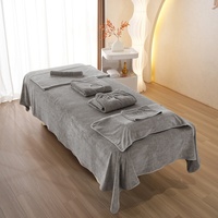Ensemble de 7 serviettes de confort ultime, comprenant des draps épais, des serviettes de toilette et des lingettes pour le soin de la peau