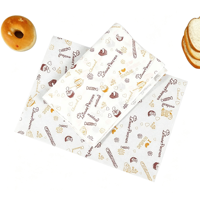 Papier d'emballage alimentaire biodégradable, recyclable, résistant à la graisse, écologique et jetable pour hamburgers