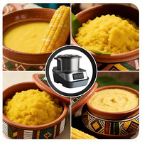 Mesin Pembuat Fufu Multifungsi Ugali Nshima Banku Eba, Kontrol Sentuh, Panci Dalam Stainless Steel 304 yang Dapat Dilepas, Promo Panas