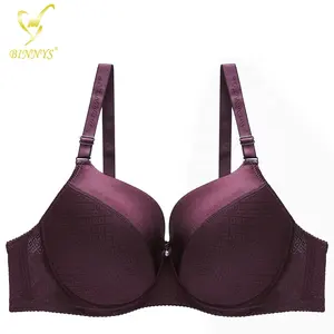 BINNYS Soutien Gorge Femme Taille 40 Cadena Sujetador Push Up Nahtloses BH-Set Plus Size Bügel Sutia Frauen BH 44 Größe BH