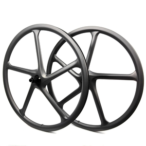 Grande roue de <span class=keywords><strong>vtt</strong></span> à 6 boulons en Fiber de carbone avec moyeu à 5 rayons, jantes de bicyclette, motocyclette, MTB5S, 29 pouces, Sram XD - Product Image 2