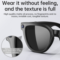 Lunettes caméra IA : Enregistrement, capture photo, interaction vocale, lecture de musique, design léger 39g