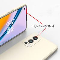 Coque en silicone liquide carrée d'origine pour Oneplus Nord 2 5G, coque arrière souple pour Oneplus Nord CE 5G pour One Plus 9 8 8T 7 1+9 Pro