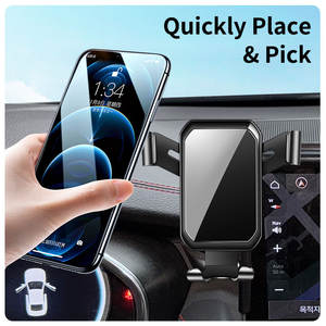 Adecuado para 2021 ~ <span class=keywords><strong>Genesis</strong></span> G70 soporte de pantalla venta al por mayor nuevo soporte de teléfono móvil para coche soporte de teléfono móvil de gravedad - Product Image 4