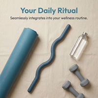 Accessoires de fitness pour la maison : Barre de musculation, barre de poids libre, barre d'haltères pour entraînement de force, yoga et Pilates