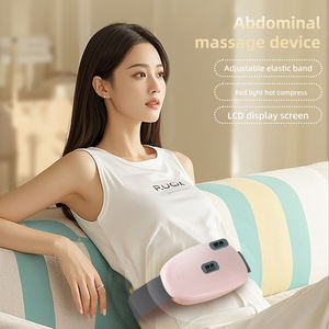 Masseur d'abdomen <span class=keywords><strong>de</strong></span> <span class=keywords><strong>ceinture</strong></span> <span class=keywords><strong>de</strong></span> <span class=keywords><strong>ventre</strong></span> <span class=keywords><strong>plat</strong></span> électrique portatif des femmes avec le chauffage <span class=keywords><strong>de</strong></span> pétrissage pour le corps amincissant le soulagement <span class=keywords><strong>de</strong></span> la douleur <span class=keywords><strong>de</strong></span> période menstruelle - Product Image 5