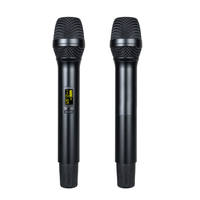 Microphone sans fil professionnel UM4D True Diversity à 4 canaux, micro portable adapté pour la scène/les performances