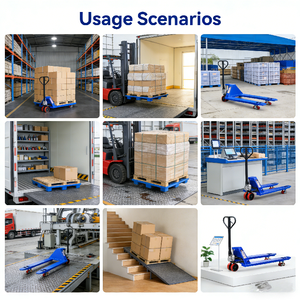 1200毫米工厂托盘手动升降机仓库液压升降货物手动托盘车 - Product Image 6