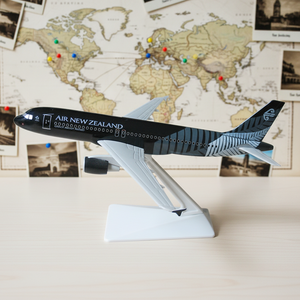 Modèle d'avion en plastique Tongde <span class=keywords><strong>A320</strong></span> à l'échelle 1:200, livrée de la compagnie aérienne Air New Zealand, longueur de 18,8 cm, impression personnalisable - Product Image 3