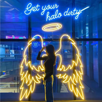 Dropshipping, impression UV, design gratuit, enseigne au néon LED personnalisée, logo personnalisé, lumière au néon pour café, restaurant, boutique, décoration murale, enseignes LED