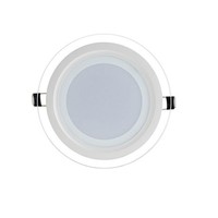 Panneau à led plafonnier rond carré 5w 6w 9w 12w 18w 20w 24w cob smd verre led downlight led panneau lumineux