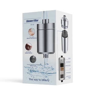 Bộ Lọc Nước Tắm Bằng Nhựa ABS Màu Bạc Loại Bỏ Kim Loại Nặng Clo 7 Giai Đoạn Cho Nước Cứng - Product Image 5