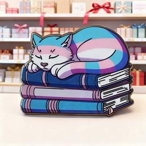 เข็มกลัดโลหะเคลือบคุณภาพสูง ออกแบบโลโก้ตามสั่ง ผลิตจากโลหะผสมสังกะสีเคลือบเงา สำหรับตกแต่งเสื้อผ้า - Product Image 1