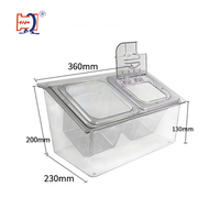 Restaurant liefert Deep Steam Food Gastro norm Container GN Pfanne Sous Vide Verbund behälter Edelstahl pfanne mit Deckel