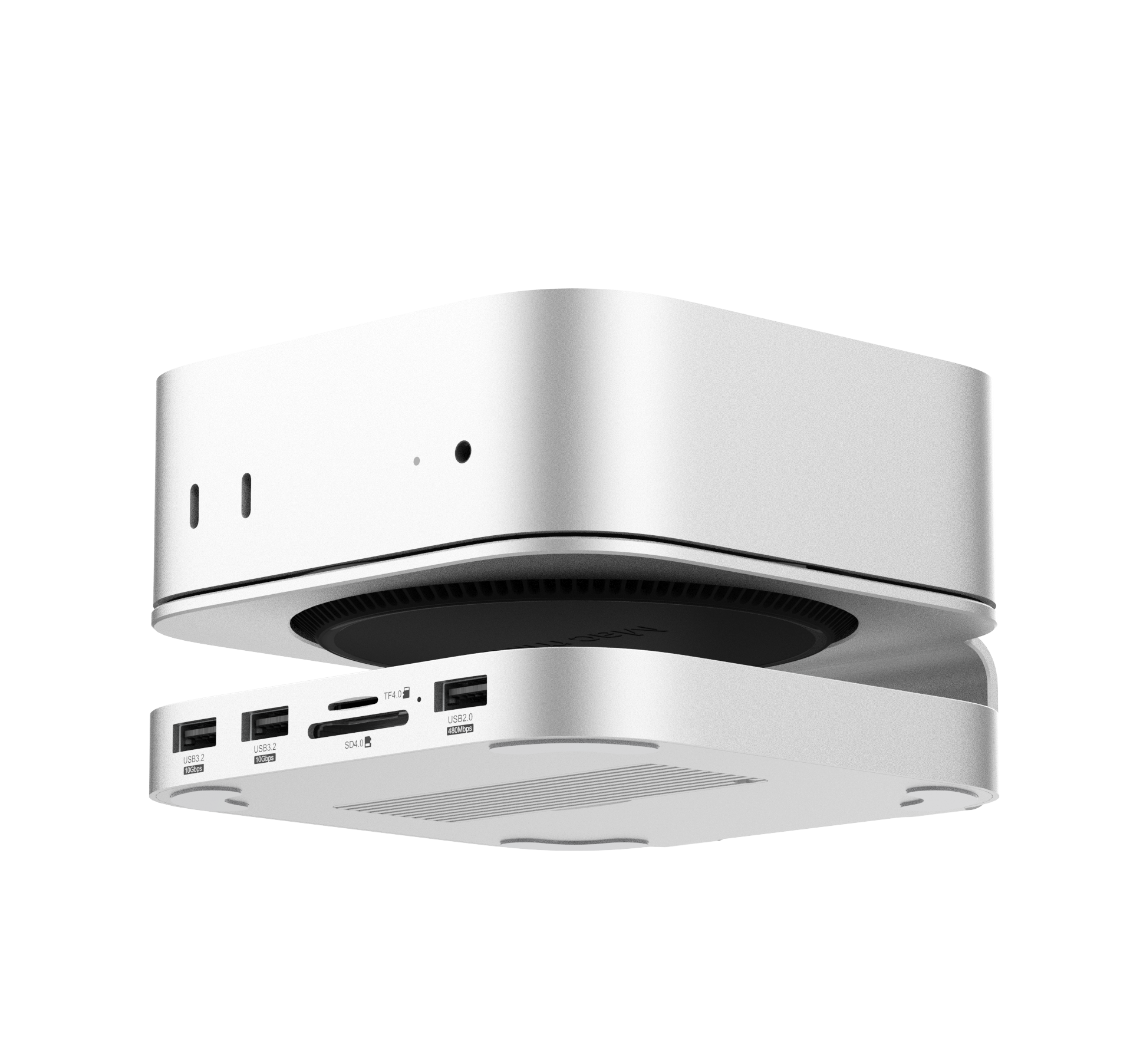 Colorii MC60H Mac Mini M4/M4 Pro 用 USB C ドッキングステーション 