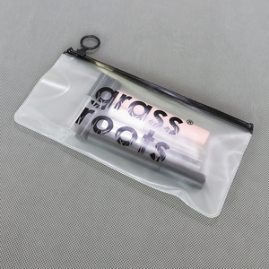 โลโก้ที่กำหนดเองกันน้ำพิมพ์ถุงพลาสติกฝ้าที่มีซิปสำหรับ<span class=keywords><strong>เสื้อผ้า</strong></span><span class=keywords><strong>กระสอบ</strong></span>กรณีขนตากล่องบรรจุภัณฑ์ถุงซิปล็อค - Product Image 5