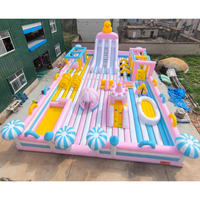 Château gonflable commercial direct d'usine pour aire de jeux intérieure pour enfants avec toboggan château gonflable de taille géante en vente
