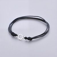 925 zilveren armband met meerdere kleuren lint, verstelbaar, minimalistisch, spiraalvormig, met zonnesteen, voor dames, Valentijnsdag, vrouw, unisex, gevlochten armband