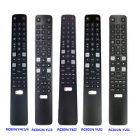 Mando a distancia original de la serie TCL RC802N para TV inteligente TCL para YAI1 YAI4 YLI3 YLI2 YUI2 YUI1 433MHz frecuencia automática fija