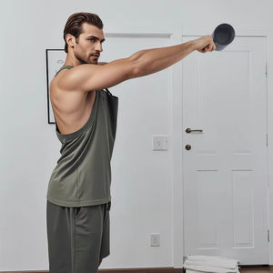 Venta al por mayor: Taza de agua/mug de fitness de hierro fundido de 8 kg con asa cómoda para entrenamiento de fuerza de muñeca en casa - Product Image 3