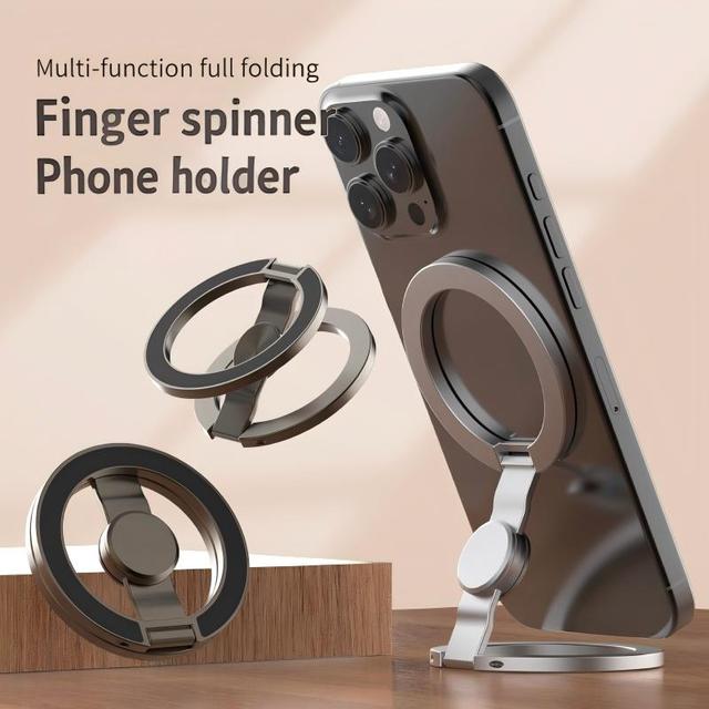 Universal Magnetic Holder for Smartphones and Mobile Devices Zinc Alloy Foldable Multi-Color Sticker Firm Stand