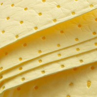 25 Stück Ölabsorbierende Pads für 55-Gallonen-Fässer 075 2 Bungs Reißfest Industrielle Verwendung SOMA Marke Thermisch Gebundenes Vlies