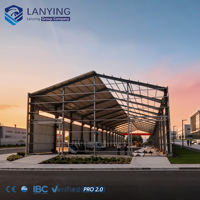 CWB - Estructura de Acero Prefabricada Ligera y Personalizada para Almacenes, Edificio de Almacenamiento, Edificio Metálico Prefabricado