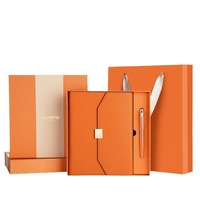 Carnet de notes professionnel A5 en cuir haut de gamme, écologique, avec logo personnalisé, couverture rigide, élégant, à feuilles mobiles, coffret cadeau