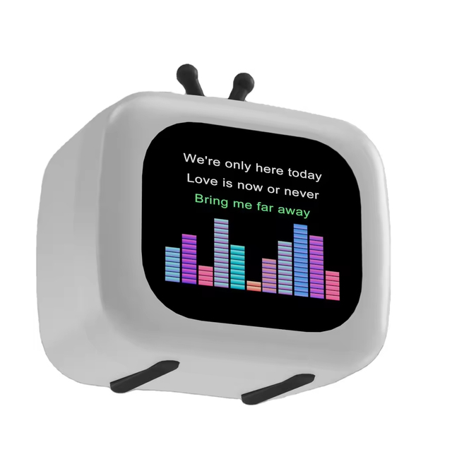 Hifi Sound Desktop Mini Bluetooth Speaker LCD Touch Screen Customizable Wireless Speaker Party Use Portable Bluetooth Speakers