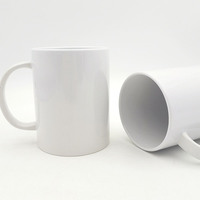 Mugs Sublimation Céramique 15 oz Blancs Sublimation Mug Blanc Tasses à Café Tasse en Céramique Blanc à Sublimer