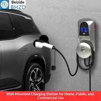 Borne de recharge pour véhicules électriques 21 kW, norme européenne, pistolet de recharge lente AC, pour maison, résidence, parking souterrain, AC380V