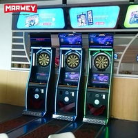 Marwey Commercial Intérieur Jeu de fléchettes électroniques à jetons Machines Sport Fléchettes Board Machine pour les fabricants Vente
