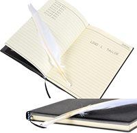 Cuaderno de Notas Coleccionable con Temática de Anime Japonés, Estilo Death Note, Tapa de Papel A5, Regalos para Estudiantes, Juego de Plumas de Pluma de Ganso