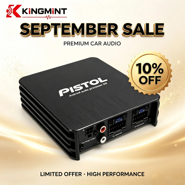 Premium 4 Channel Compact Slim Car Amplifier Power Amplifier Audio Driver for Car Stereo Upgrade