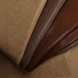 Best Selling Quality Fine Buffalo <b>Leather</b> Ostrich Shiny Crunch <b>Sheet</b> Carpet Durable Craft Split Type Finished Animal Home Decor - Product Image 3