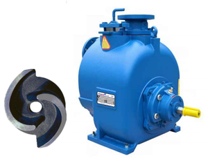 Pompe à eaux usées auto-amorçante à haut débit durable <span class=keywords><strong>de</strong></span> 2 à 12 pouces avec joint en carbure <span class=keywords><strong>de</strong></span> tungstène anti-obstruction pour les eaux usées industrielles/municipales - Product Image 4